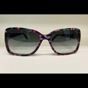 Tiffany and Co Purple Tortoise  shell sunglasses